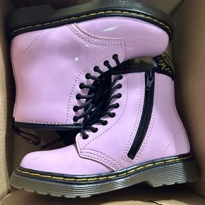 Toddler Girls pink Dr. Martens